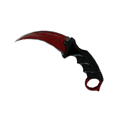 ★ Karambit | Crimson Web (Well-Worn)
