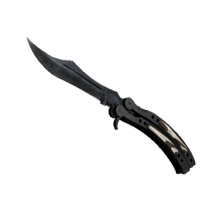 ★ StatTrak™ Butterfly Knife | Black Laminate (Minimal Wear)