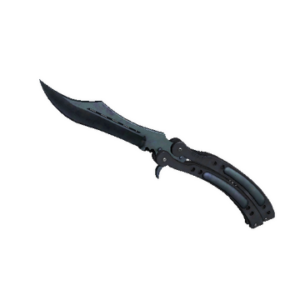 ★ StatTrak™ Butterfly Knife | Blue Steel