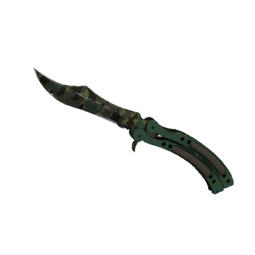 ★ StatTrak™ Butterfly Knife | Boreal Forest (Well-Worn)