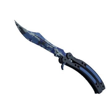 ★ StatTrak™ Butterfly Knife | Bright Water (Minimal Wear)