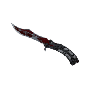 ★ StatTrak™ Butterfly Knife | Crimson Web (Battle-Scarred)