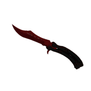★ StatTrak™ Butterfly Knife | Crimson Web (Minimal Wear)