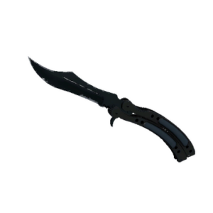 ★ StatTrak™ Butterfly Knife | Night (Well-Worn)