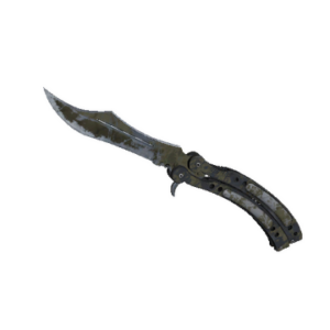 ★ StatTrak™ Butterfly Knife | Safari Mesh (Battle-Scarred)