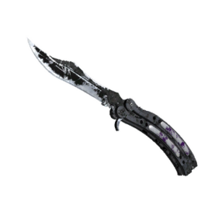 ★ StatTrak™ Butterfly Knife | Ultraviolet (Battle-Scarred)