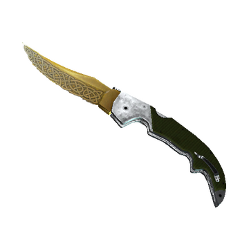 ★ StatTrak™ Falchion Knife | Lore (Well-Worn)