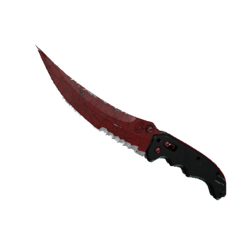 ★ StatTrak™ Flip Knife | Crimson Web (Field-Tested)