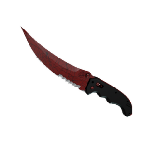 ★ StatTrak™ Flip Knife | Crimson Web (Minimal Wear)