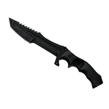 ★ StatTrak™ Huntsman Knife | Black Laminate (Factory New)