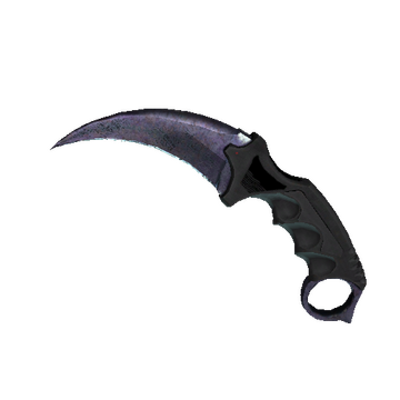 ★ StatTrak™ Karambit | Blue Steel (Battle-Scarred)