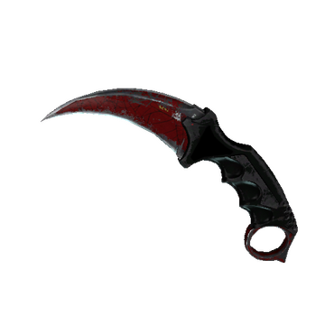 ★ StatTrak™ Karambit | Crimson Web (Battle-Scarred)
