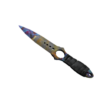 ★ StatTrak™ Skeleton Knife | Case Hardened (Battle-Scarred)