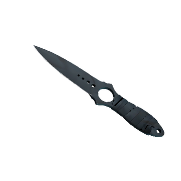 ★ StatTrak™ Skeleton Knife | Night Stripe (Well-Worn)