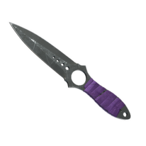 ★ StatTrak™ Skeleton Knife | Ultraviolet (Battle-Scarred)