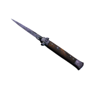 ★ StatTrak™ Stiletto Knife | Blue Steel (Battle-Scarred)