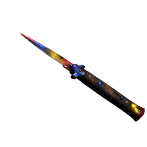 ★ StatTrak™ Stiletto Knife | Marble Fade (Factory New)