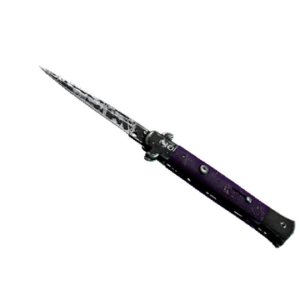 ★ StatTrak™ Stiletto Knife | Ultraviolet (Battle-Scarred)