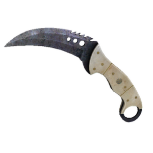 ★ StatTrak™ Talon Knife | Blue Steel (Battle-Scarred)