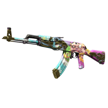 Souvenir AK-47 | B the Monster (Well-Worn)