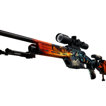 StatTrak™ SSG 08 | Dragonfire (Factory New)