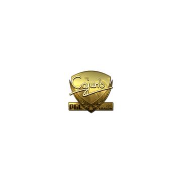 Sticker | cajunb (Gold) | Krakow 2017