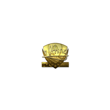 Sticker | n0thing (Gold) | Krakow 2017